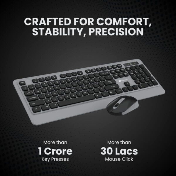 Portronics Key5 Combo Wireless Keyboard and Mouse Set - Image 2