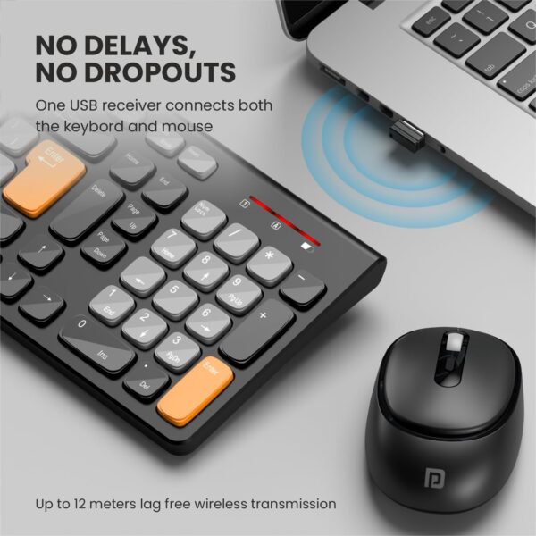 Portronics Key7 Combo Wireless Keyboard & Mouse Set - Image 2