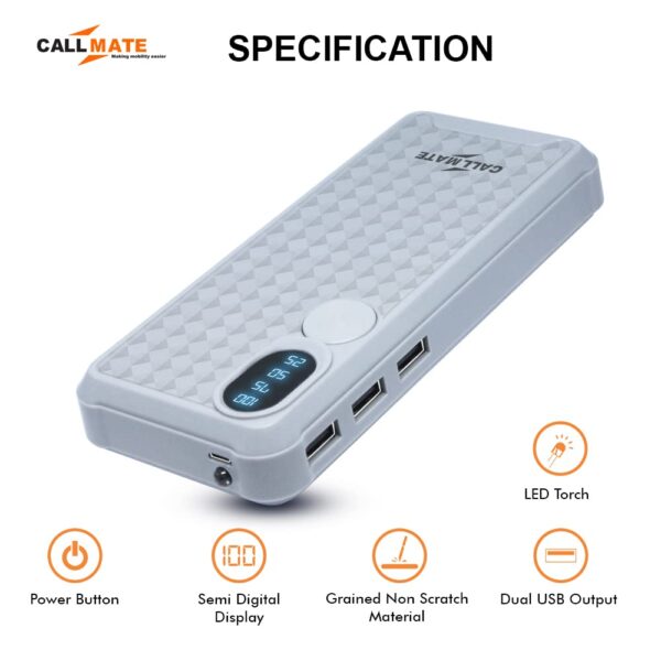 CALLMATE High Capacity 10000mAh - Image 3